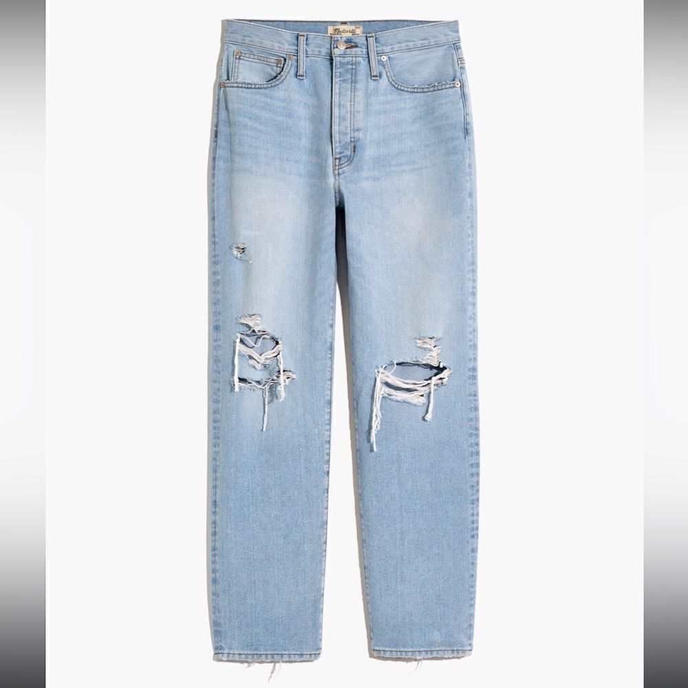Madewell The Dadjean in Greenvale Wash: Ripped Edition Size 26